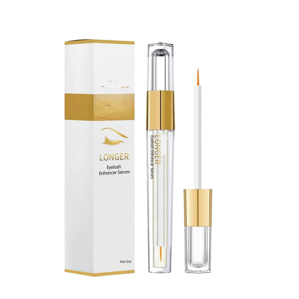 Eyelash Growth Serum 2PCS for Thicker Longer Lashes with Enhanced Curl and Gentle Daily Nourishment