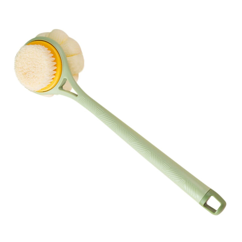 Long Handle Back Scrubber Shower Brush with Soft Nylon Bristles for Gentle Exfoliating Skin