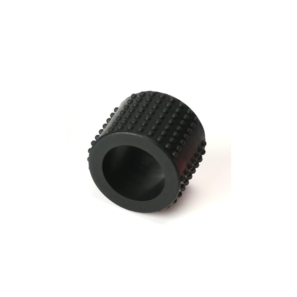 Tattoo Pen Grip Cover Silicone NonSlip Ergonomic Food Grade Universal Fit Black 25x30mm