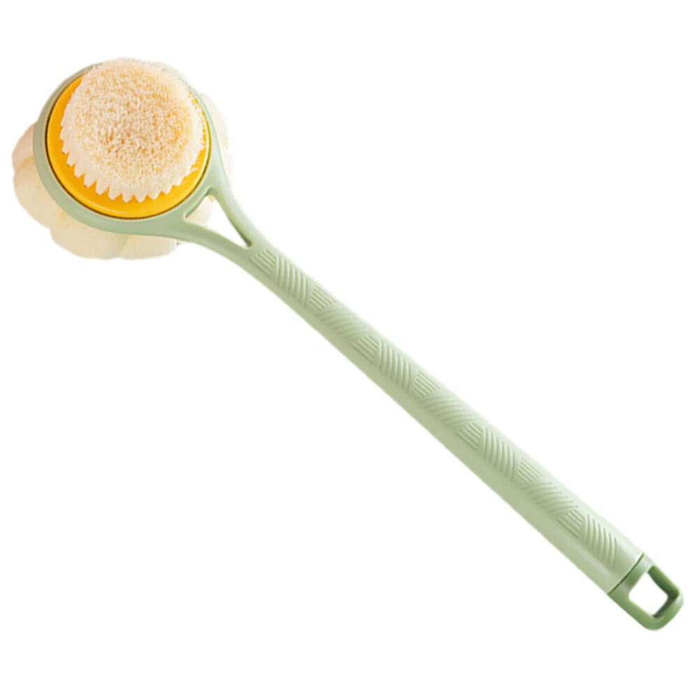 Long Handle Back Scrubber Shower Brush with DualSided Bristles for Gentle Exfoliation and Massage