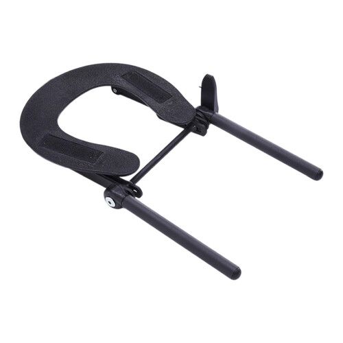 Massage Table Face Cradle Adjustable Height and Angle Ergonomic Headrest Pillow for Spa Bed Black