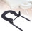 Massage Table Face Cradle Adjustable Height and Angle Ergonomic Headrest Pillow for Spa Bed Black 4