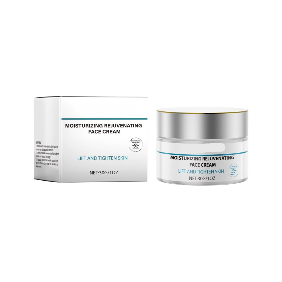 Facial Moisturizer with Deep Hydration and Radiance Boost, Lightweight Face Cream for Dry Skin 1PC