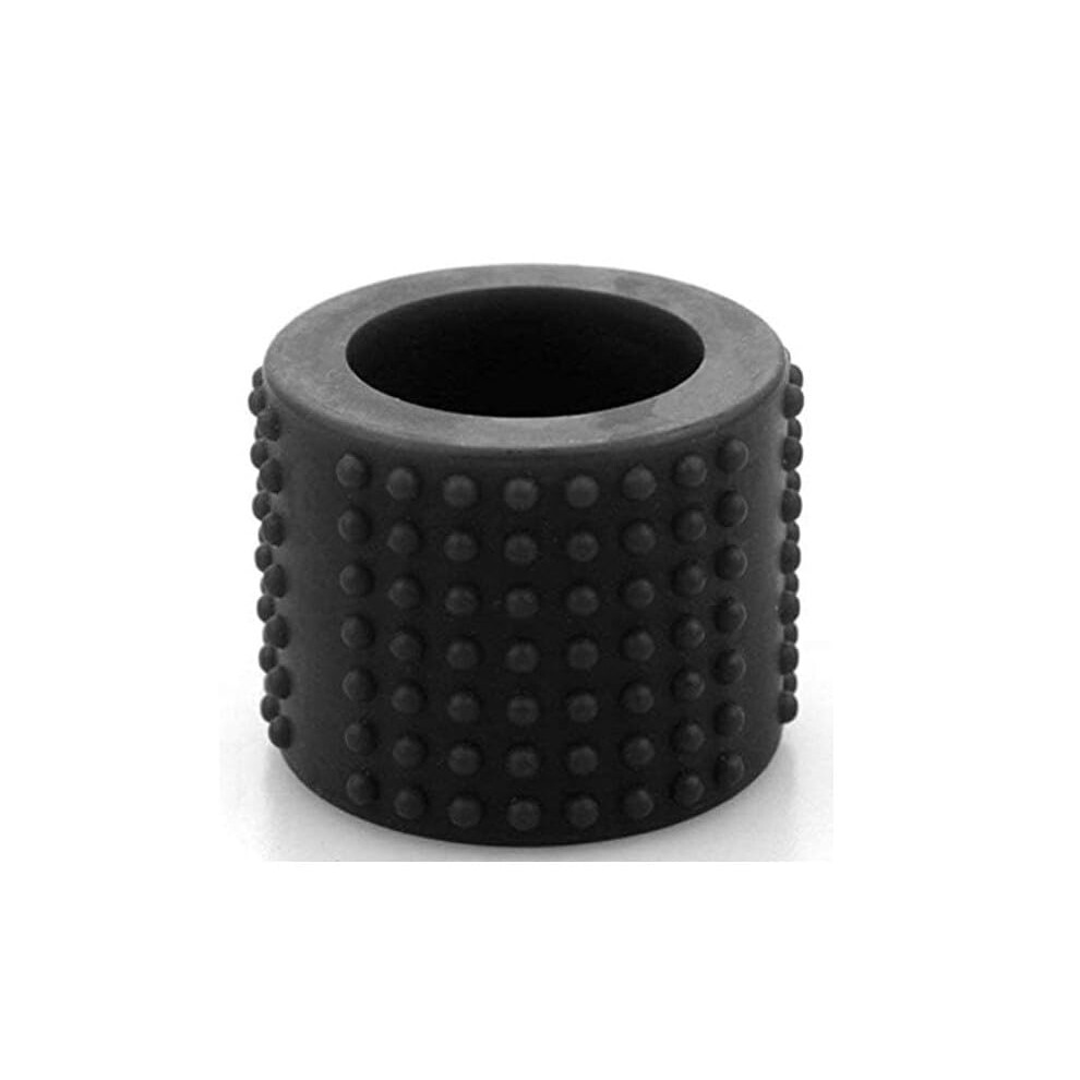 Black Silicone Tattoo Grip Cover 25Mm Nonslip Pen Sleeve For Artists Ergonomic Comfort Control