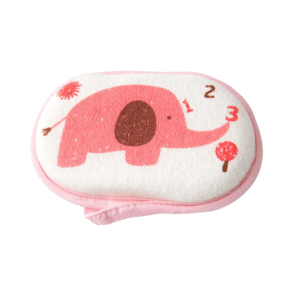 Soft Cotton Baby Bath Sponge for Newborns Gentle Skin Protection Quick Drying Neutral Colors
