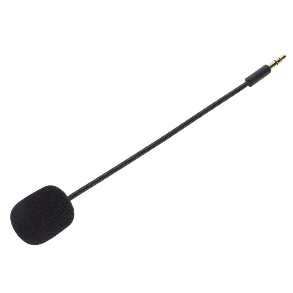 Flexible 3.5Mm Headset Microphone Replacement For Gaming Headsets, Clear Voice, Sponge And Aluminum Alloy Construction 9187378358689