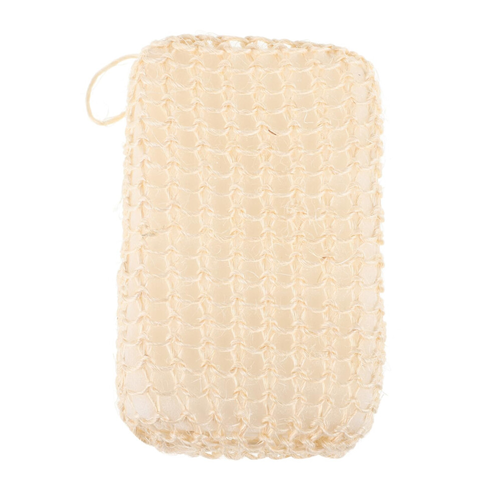 Sisal Exfoliating Body Scrubber Bath Sponge for Deep Cleansing with Ergonomic Comfort Grip