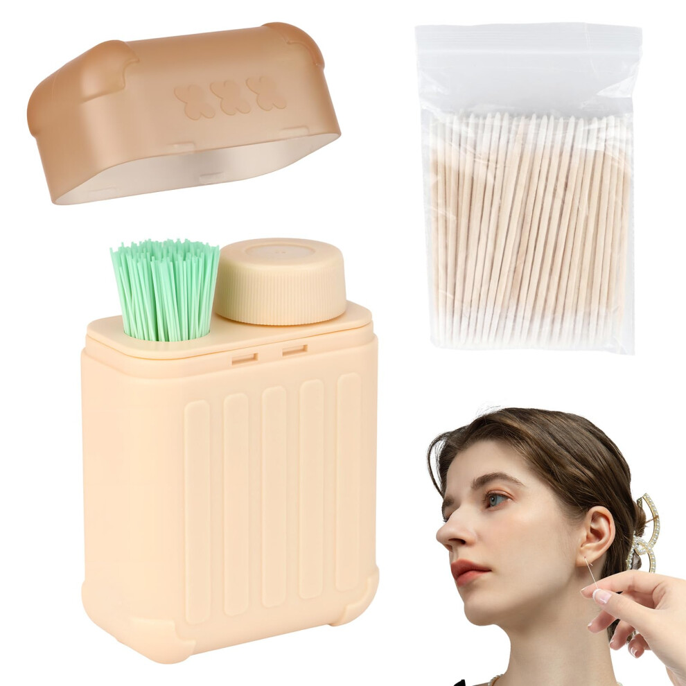 Ear Piercing Cleaner with 240 Threads, 15ml Solution and Swabs for  Piercing Aftercare