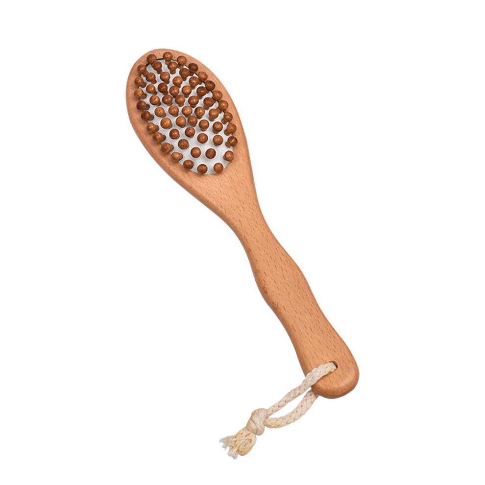 Shower Back Scrubber with Long Nonslip Handle, DoubleSided Body Brush for Exfoliating and Massage