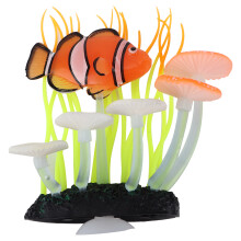 Decorațiuni strălucitoare pentru acvariu, ornament strălucitor pentru acvariu, coral artificial realist, peisagistică pentru acvariu, material
