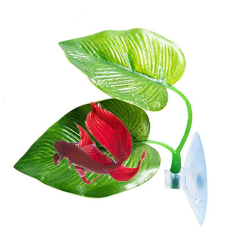 Χαλί Betta Hammock Leaf, διακοσμητικό ενυδρείου που λειτουργεί και ως κρυψώνας με βάση