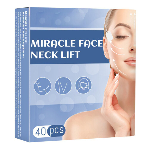 Ταινία Myofascial Lifting προσώπου, διαφανής αόρατη ταινία για lifting προσώπου και μετώπου,