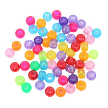 200pcs Acrylic Hair Beads for Kids Girls-Onion powder mixed c