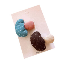 Stylish 3D Mushroom Hair Clip Luxurious Party Hairpin Sweet-F