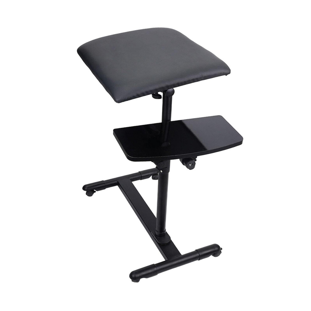 Tattoo Armrest Stand Adjustable Height and Tilt with 360 Rotation and Storage Board for Studio
