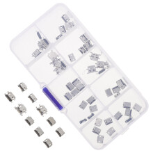 100Pcs Durable Copper Micro USB Port Socket 5-Pin Soldering Repair