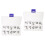 100Pcs Durable Copper Micro USB Port Socket 5-Pin Soldering Repair 6
