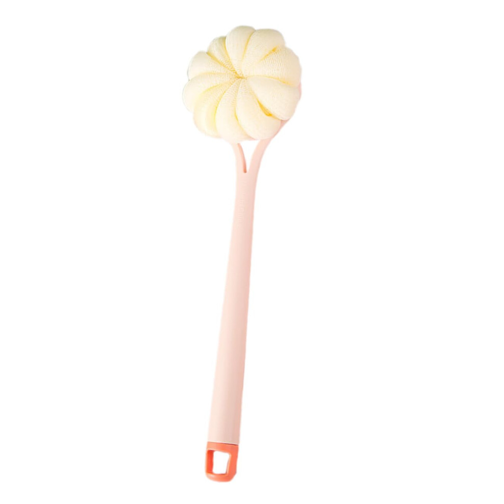 Long Handle Back Scrubber for Shower, DualSided Shower Brush with Gentle Exfoliation and Ergonomic Grip