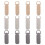 24Pcs Practical Golden Zipper Puller Tabs Durable Zipper Supplies 1