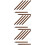 18Pcs Reusable Chocolate Wood Pencils Inkless Sketching Drawing Tool 9