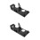 2Pcs Atv Motorcycle Engine Stator Cover Black Aluminum Protection Case 7