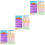 3Sets Hanging Pocket Chart Letter Cards Creative Learning Tool 5