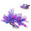 2Pcs Durable Purple Artificial Aquarium Plants for Fish Tank Decor 9