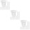 150Pcs White Plastic Net Pots for Flower and Vegetable Cultivation 11