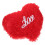 3Pcs Red Heart Shape Throw Pillow Comfortable PP Cotton Back Cushion 1