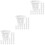 150Pcs White Plastic Net Pots for Flower and Vegetable Cultivation 7