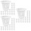 150Pcs White Plastic Net Pots for Flower and Vegetable Cultivation 9