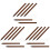 18Pcs Reusable Chocolate Wood Pencils Inkless Sketching Drawing Tool 3