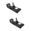 2Pcs Atv Motorcycle Engine Stator Cover Black Aluminum Protection Case 9