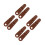 8Pcs Roller Skates Toe Covers Brown Protective Gear for Adults 9