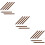 18Pcs Reusable Chocolate Wood Pencils Inkless Sketching Drawing Tool 10