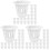 150Pcs White Plastic Net Pots for Flower and Vegetable Cultivation 4