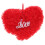 3Pcs Red Heart Shape Throw Pillow Comfortable PP Cotton Back Cushion 10