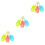 3Pcs Assorted Plastic Pet Litter Scoops Comfortable Grip Space Saving 5