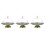 3Sets White Ceramic Cake Stand with Dome for Wedding Party 5
