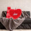 3Pcs Red Heart Shape Throw Pillow Comfortable PP Cotton Back Cushion 9