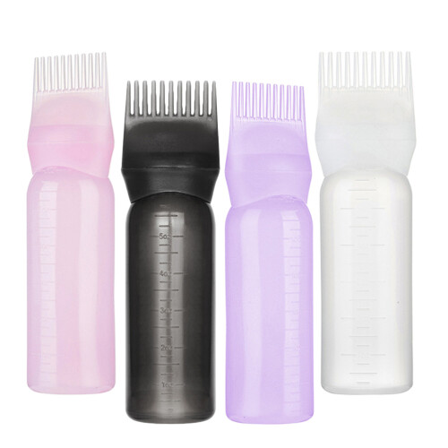 20Pcs Root Comb Applicator Bottles PP Assorted Color Hair Dyeing Tools 1