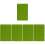 5Pcs DIY Green Model Grass Turf Kraft Paper Mat for Sand Table Display 7