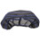 3Pcs Motorcycle Seat Covers Blue Polyester Mesh Breathable Cushion Pad 1