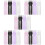 20Pcs Root Comb Applicator Bottles PP Assorted Color Hair Dyeing Tools 10