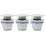 3Pcs Anti-Rust Copper Bathtub Sink Drain Stopper Silver Bathroom 4