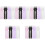 20Pcs Root Comb Applicator Bottles PP Assorted Color Hair Dyeing Tools 5