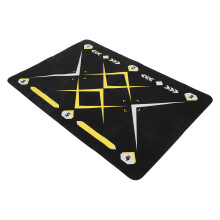 2Pcs Indoor Soccer Training Mat Polyester Nonskid Soundproof Pad Multi