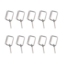 150Pcs Silver Metal Roller Buckle Rings for Watch Straps and Belts
