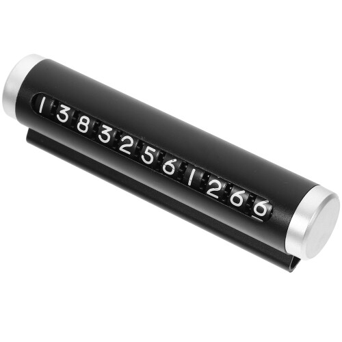 5Pcs Car Dashboard Parking Black Aluminum Alloy Accessory