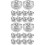 40Pcs Protective Earring Backs Copper Secure Stoppers for Daily Use 7